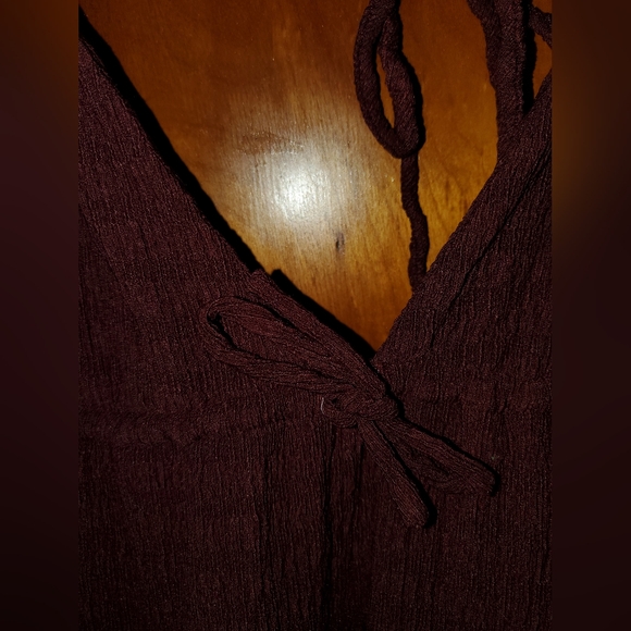 Free People Beach Martina Maxi Dress (Wine/Eggplant) - Picture 6 of 7